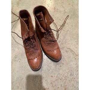 Ariat Heritage Roughstock 11D Brown Leather Western Work Boots